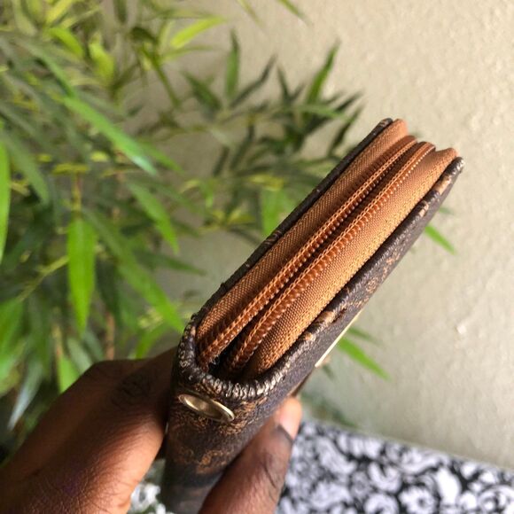 Beverly hills polo club brown and gold wallet cardholder purse - Picture 4 of 6